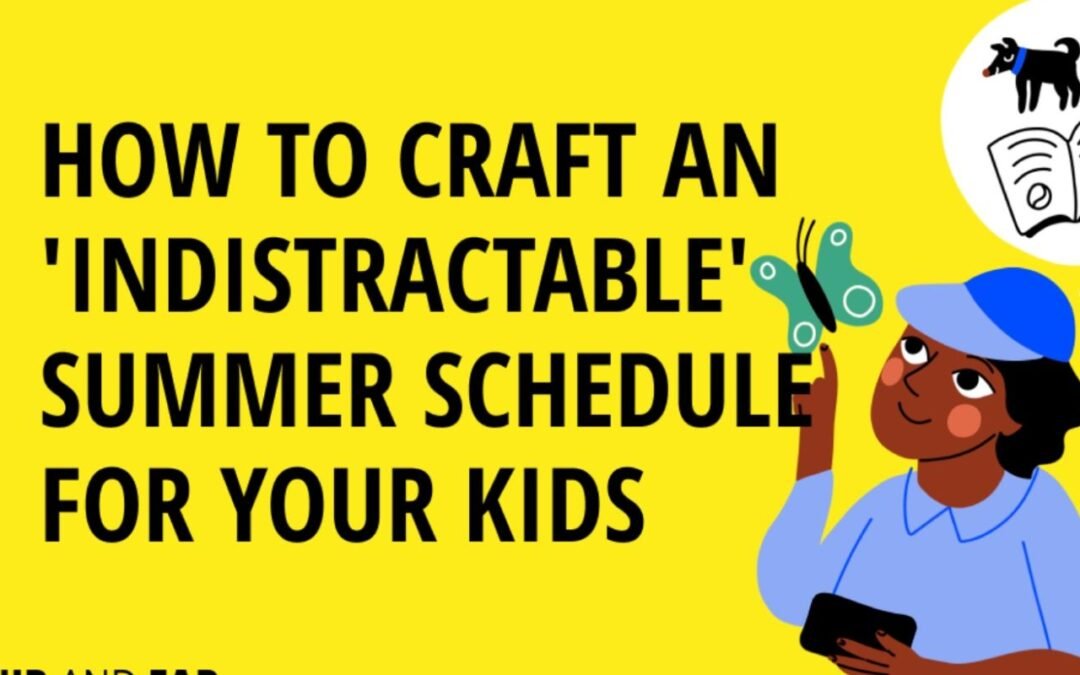 Cómo hacer un horario de verano para tus hijos